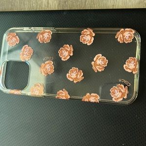 Coach cell phone case for iPhone 12